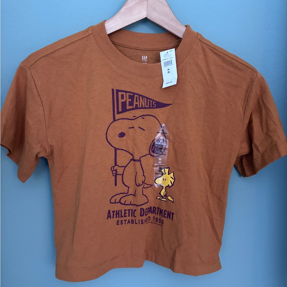 GAP Kids Brown Peanuts Graphic Tee